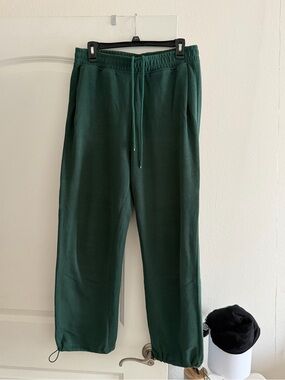 Men's Forest Green Drawstring Jogger Pants